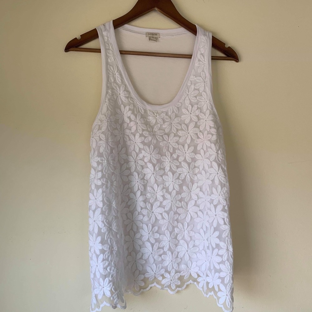 J Crew Floral Tank